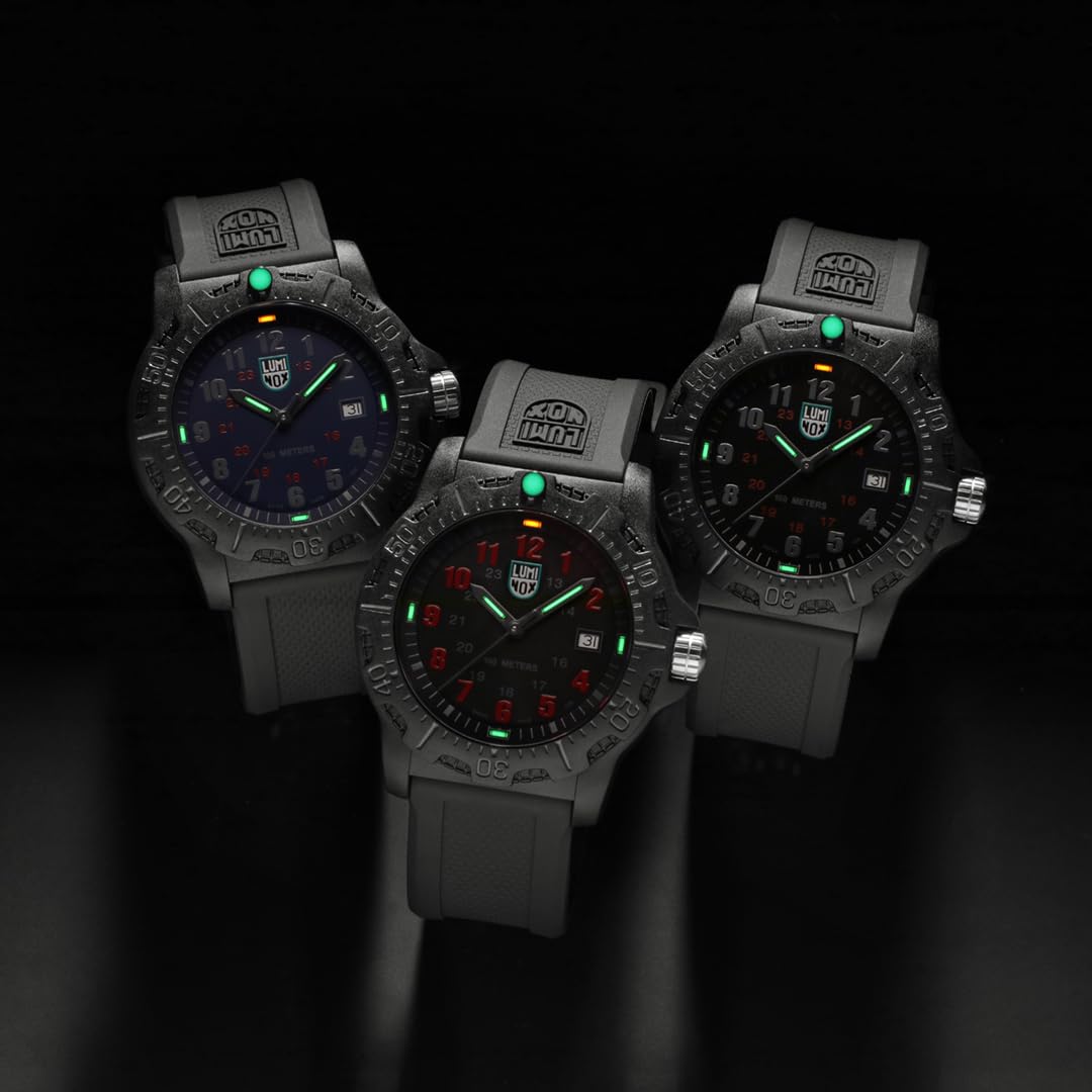 Luminox G Manta Ray Men's Diver Watch 45mm Swiss Made - 100m Water Resistant with Date Function - Perfect for Scuba Diving, Swimming & Outdoor Adventures