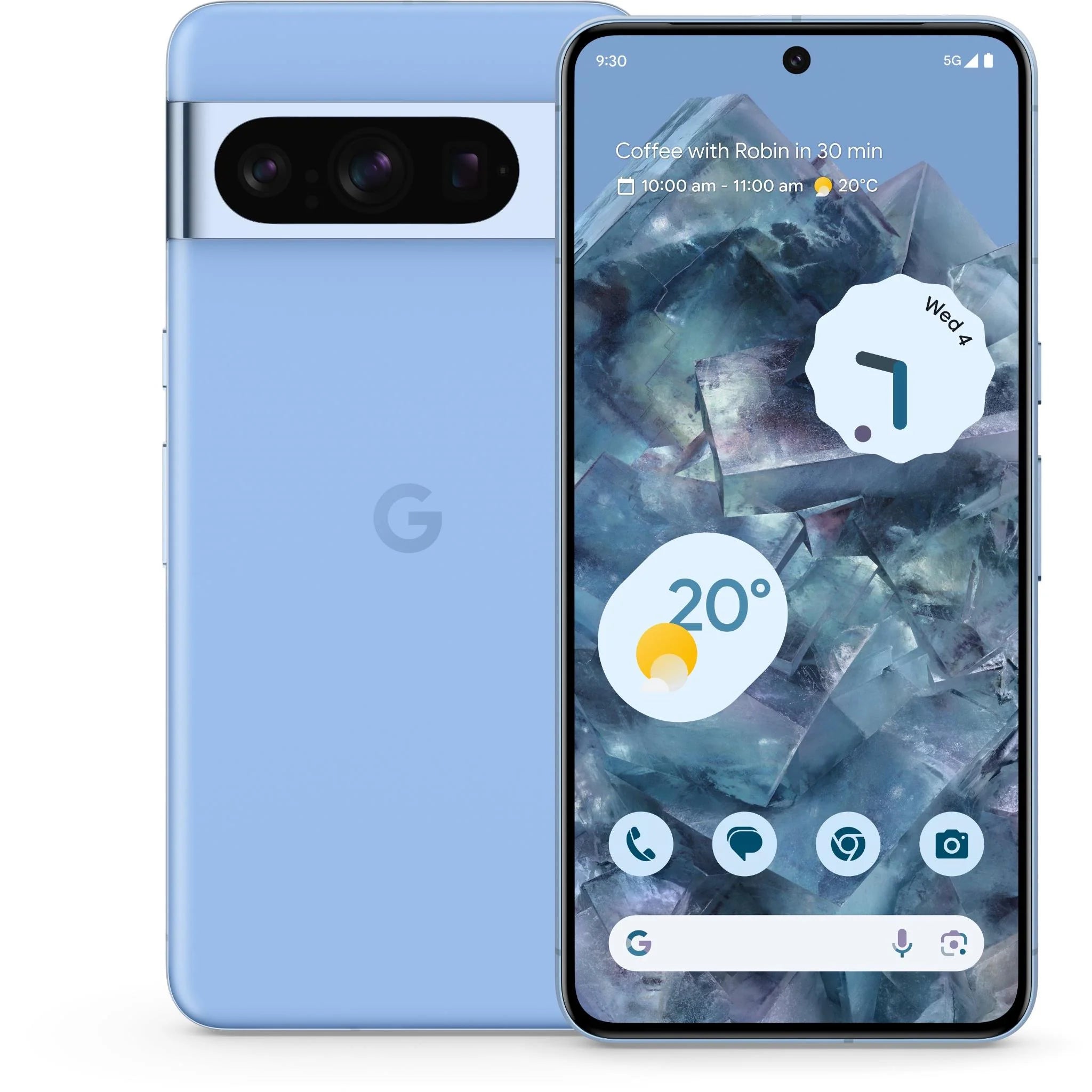 Google Pixel 8 Pro 128GB Smartphone - Unlocked Android Phone with Advanced Camera, Fast Charging & Long Battery Life - Perfect for Photography, Gaming & Productivity