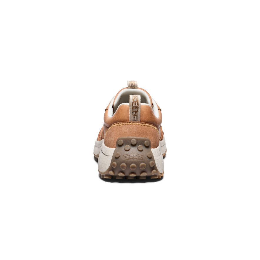 Women's KS86 Genuine Leather Sneakers - Natural/Birch Color | Comfortable Casual Shoes for Walking, Travel & Everyday Wear