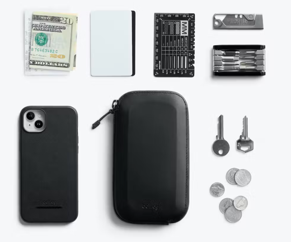 Bellroy All-Weather Phone Pocket - Waterproof & Durable Smartphone Case for Outdoor Adventures, Travel & Daily Use