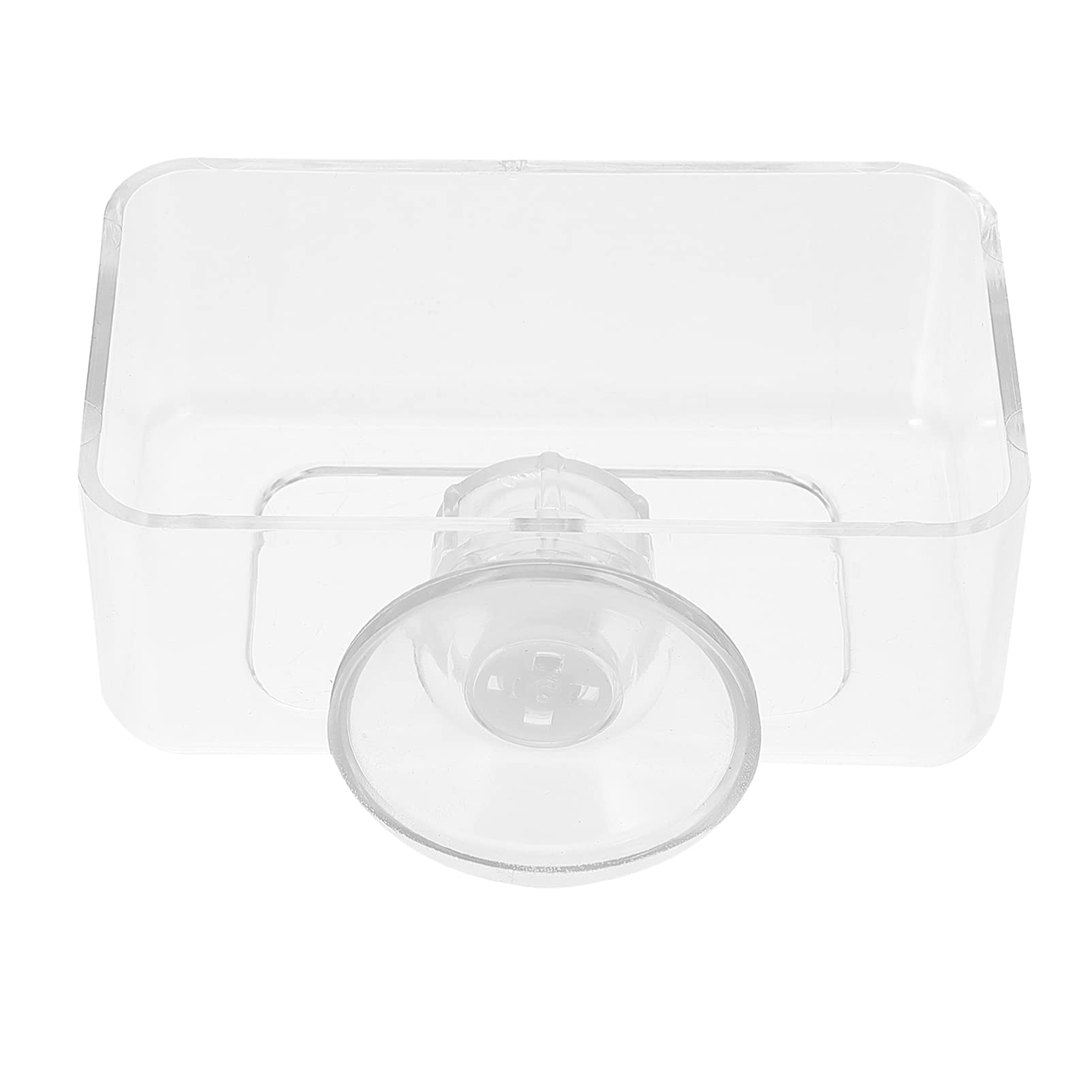 STOBOK Acrylic Floating Fish Feeding Ring with Suction Cup - Aquarium Food Feeder Circle, Fish Tank Food Dish Protector - Perfect for Freshwater & Saltwater Tanks to Prevent Food Spillage