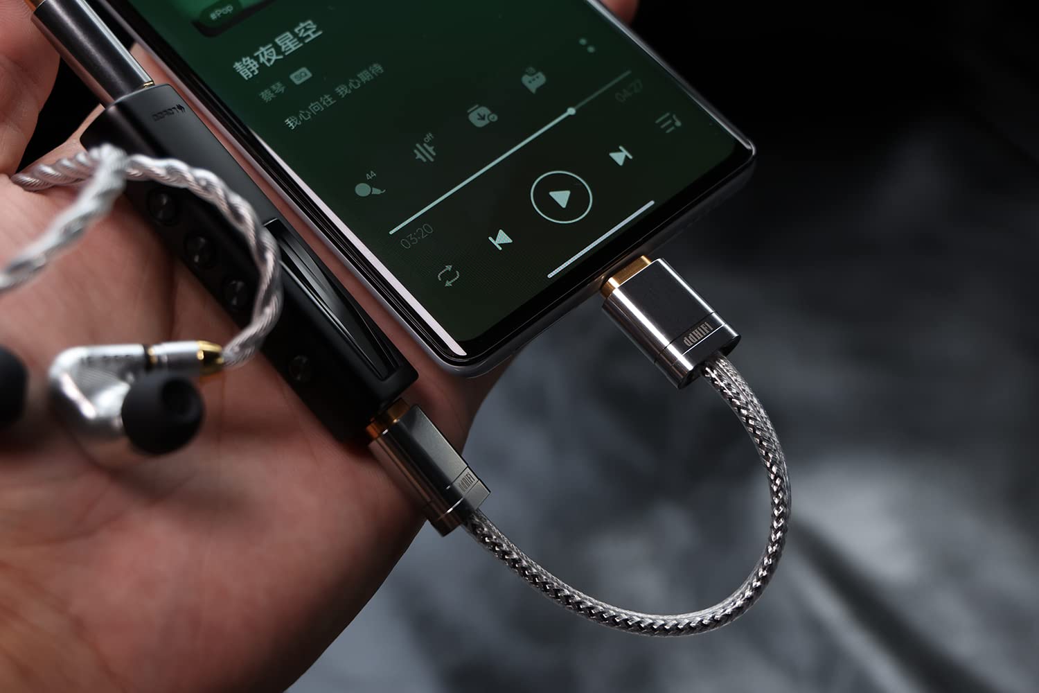 Linsoul DDHIFI TC09S HiFi USB-C to USB-C OTG Cable | High-Quality Audio Converter for Audiophiles & Musicians | Perfect for Studio Recording & Mobile Music Playback