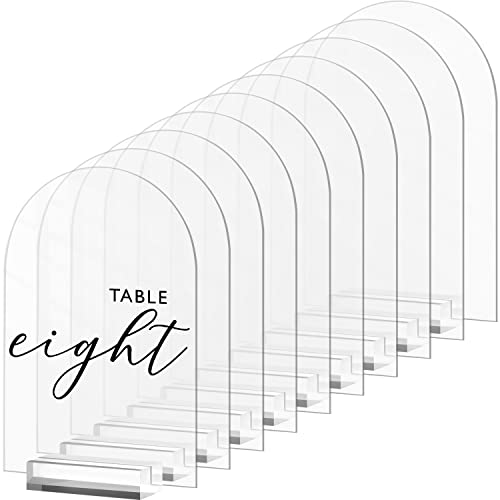 Clear Sign with Clear Stand
