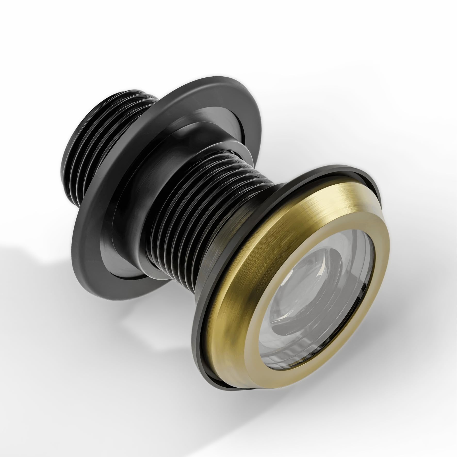 180 Degree Wide Angle Door Peephole Viewer - Clear Lens Home Security Eyehole for Front Doors & Apartments - Antique Bronze Finish (Pack of 1) | Enhance Safety for Elderly, Kids & Nighttime Visitors