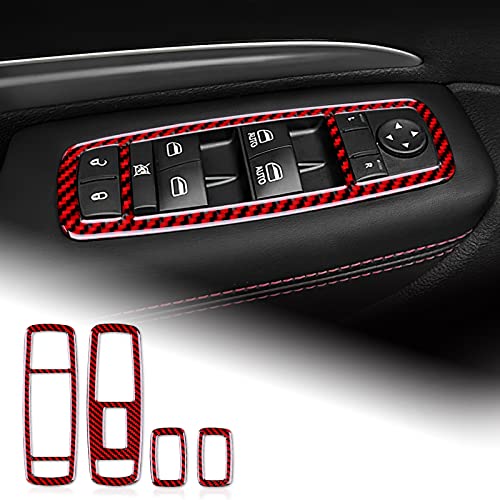 Door Window Control Black with Red