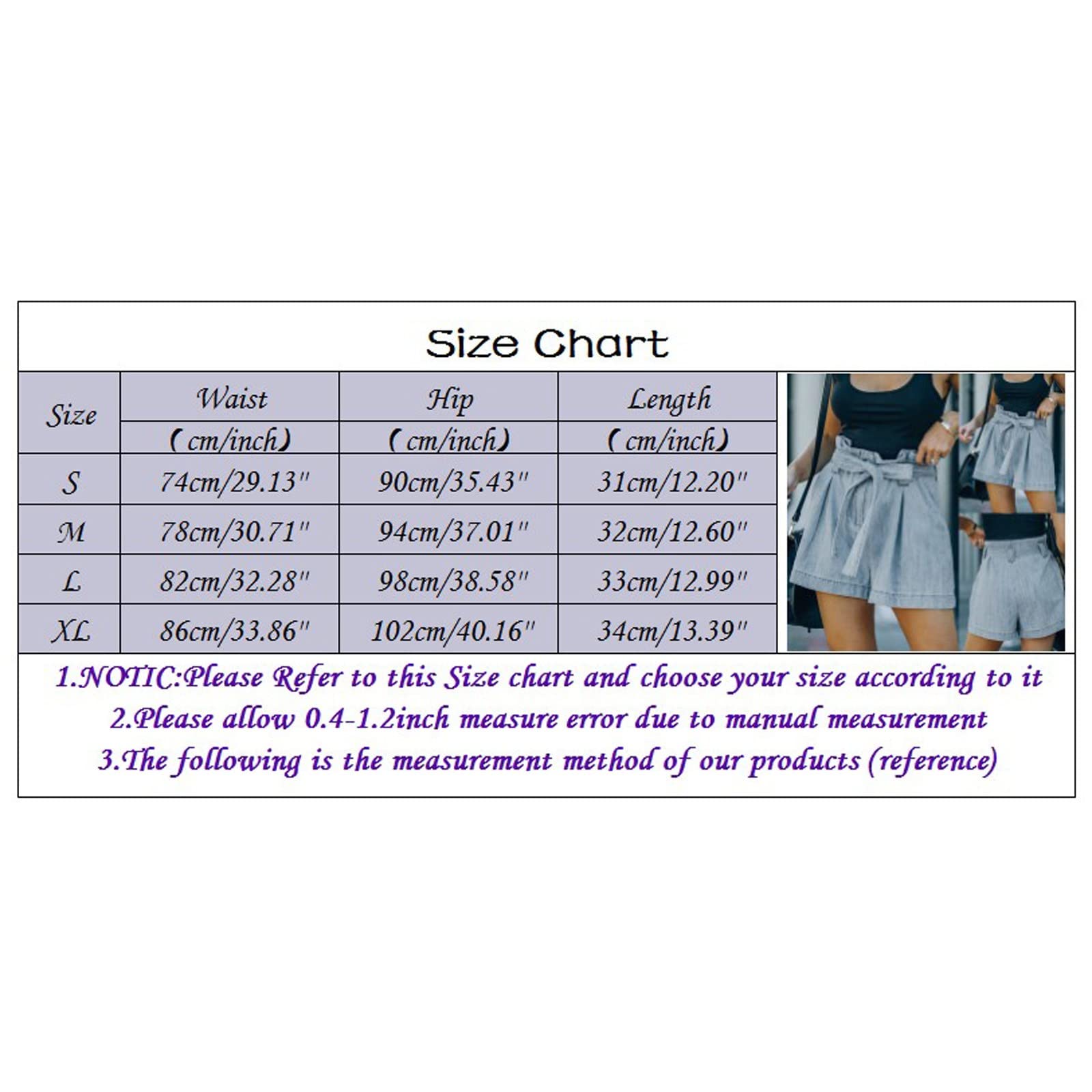 Women's Stretchy Distressed Denim Shorts with Pockets - High Waist Retro Biker Jean Shorts for Casual Everyday Wear | Perfect for Summer Outfits, Beach Vacations & Music Festivals