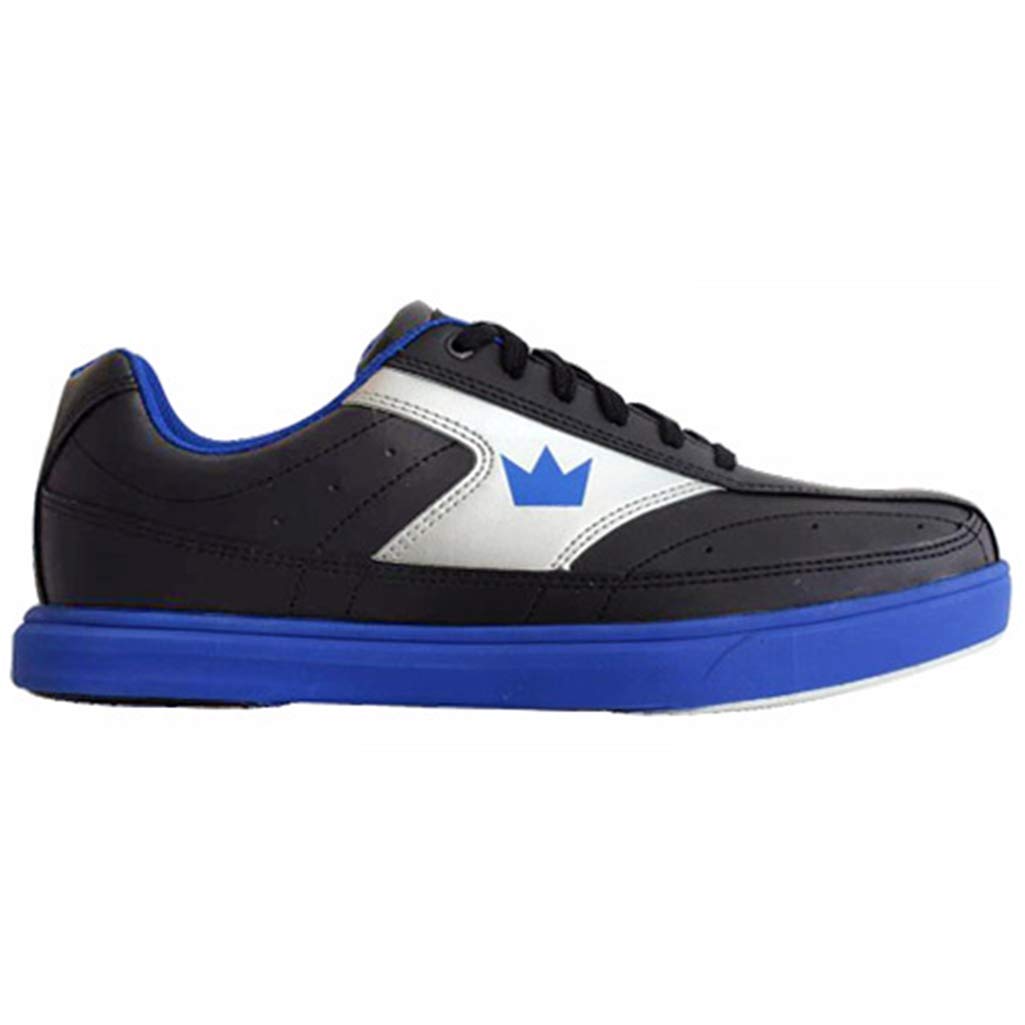Brunswick Renegade White/Black Men's Bowling Shoes - Comfortable & Durable for League Play & Casual Bowling