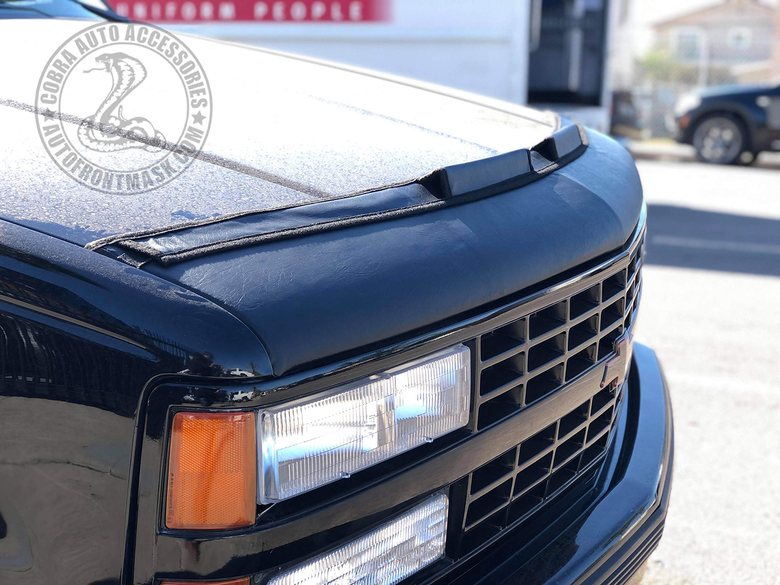 Chevrolet Silverado Hood Bra Cover 1988-1998 | Custom Fit Car Bonnet Protector | UV & Scratch Resistant | Perfect for Road Trips & Off-Road Adventures