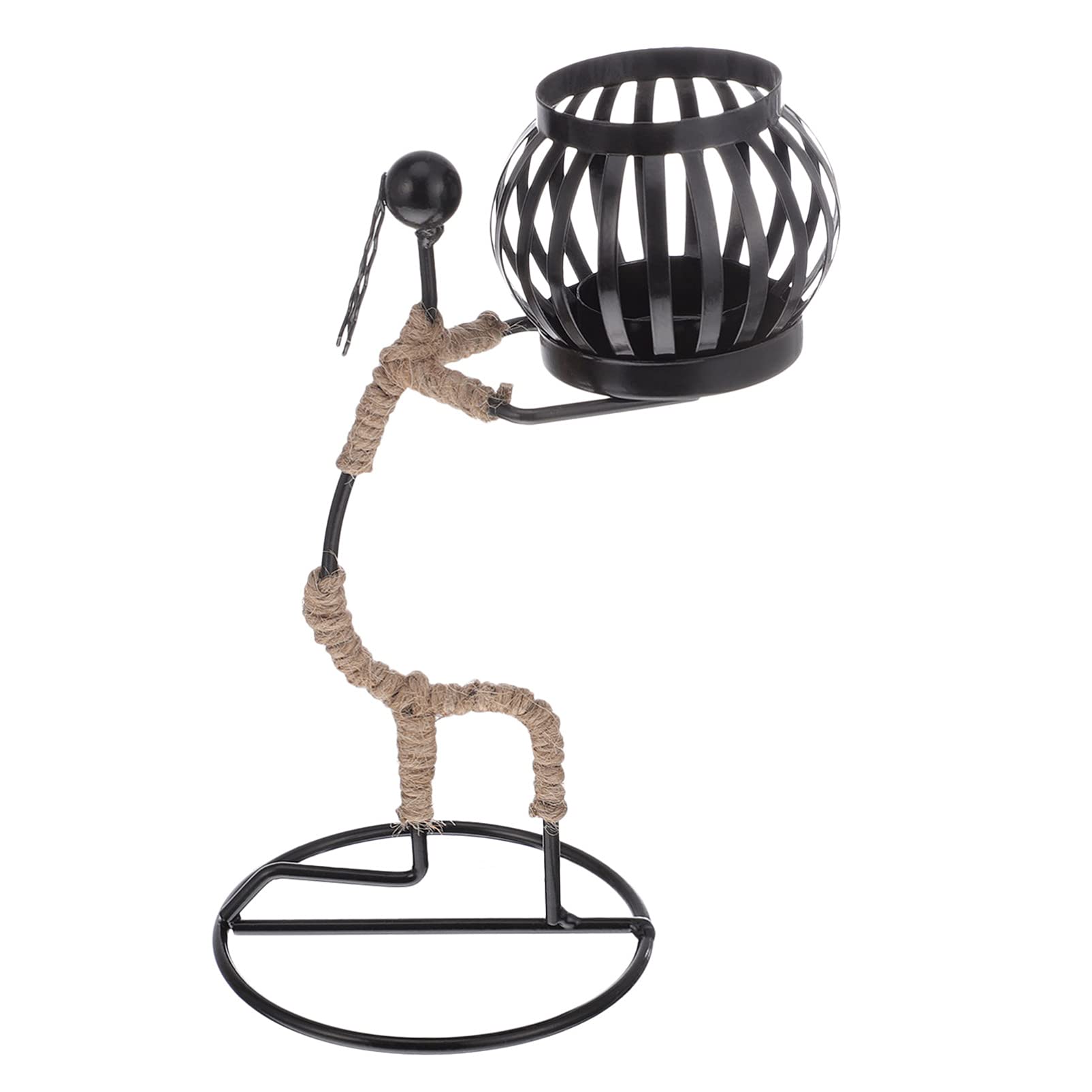 Elegant Iron Candle Holder for Girls - Vintage Candlestick with Multi-Purpose Design for Home Decor, Wedding Centerpiece & Romantic Dinner Ambiance