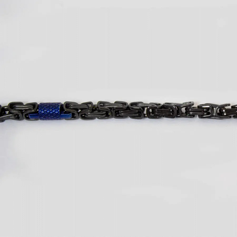 BOL Men's Chain Link Bracelet - Stainless Steel Adjustable Cuff Bracelet for Men - Perfect for Casual, Business & Formal Wear