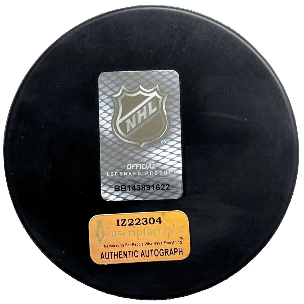 Jonathan Quick Autographed Vegas Golden Knights Stanley Cup Signed Hockey Puck with COA & IGM - Perfect for NHL Fans, Collectors & Sports Memorabilia Displays