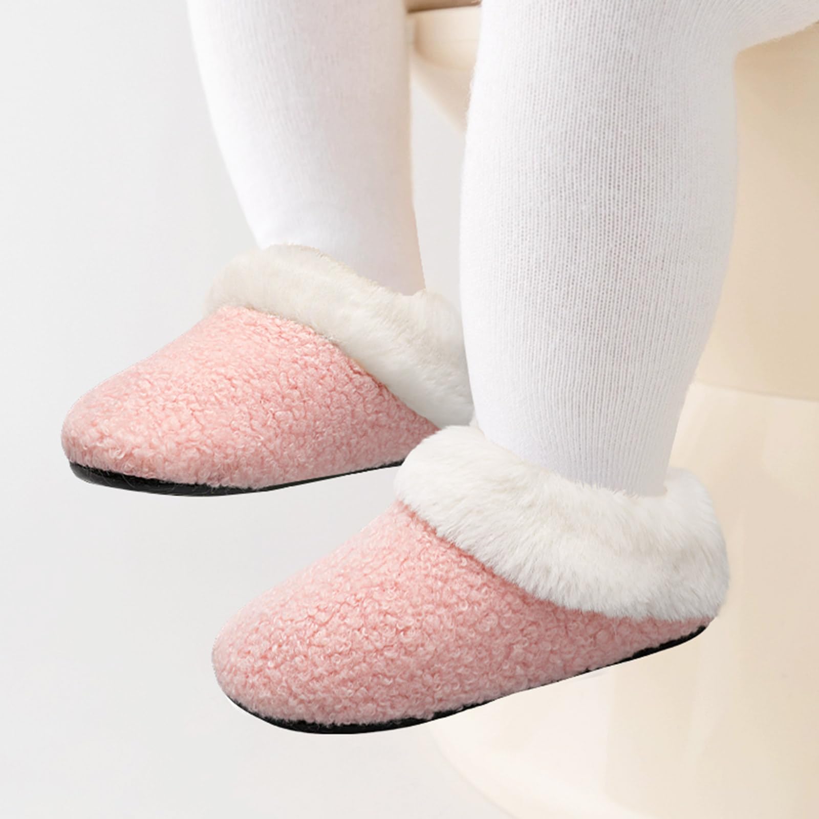 FEETCITY Toddler Slippers for Kids - Lightweight Indoor House Shoes for Boys & Girls - Perfect for Home Playtime