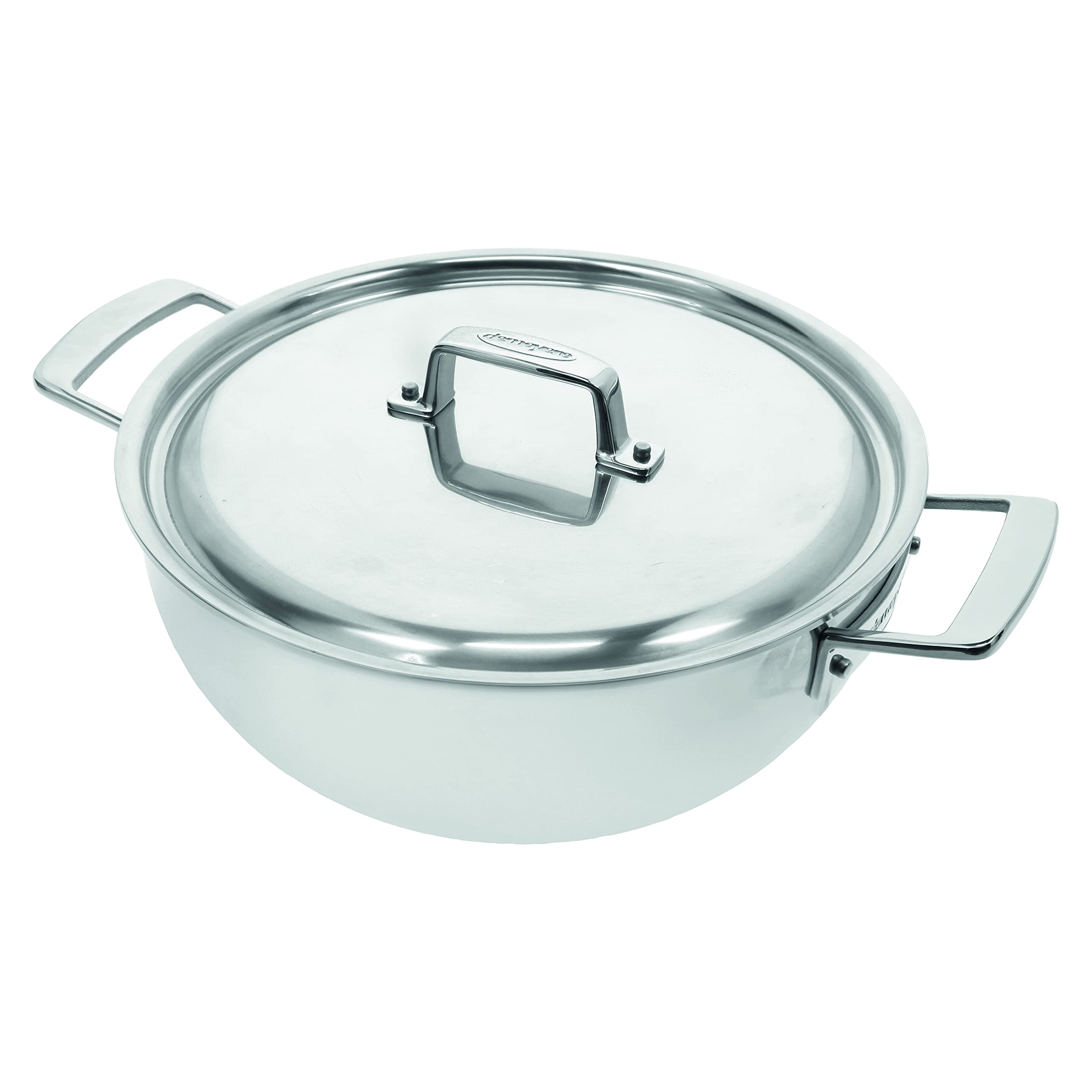 DEMEYERE Essential 5 Conical Stainless Steel Cookpot - 28cm Diameter - Induction & Stovetop Compatible - Energy Efficient, Fast Heat Conduction - 30 Year Warranty - Perfect for Soups, Stews & Pasta Cooking