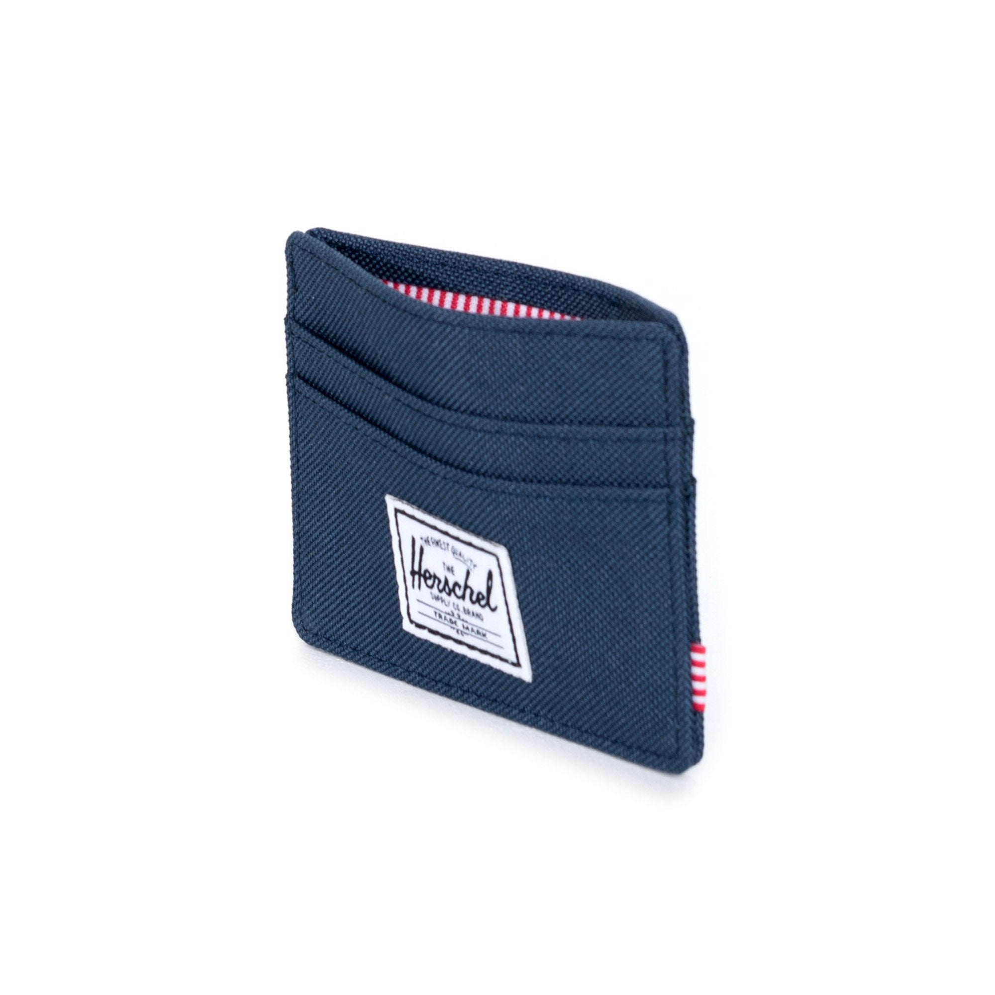 Herschel Charlie Wallet for Men & Women - Slim RFID Blocking Bifold Wallet in Navy Blue - Perfect for Travel, Everyday Use & Gift Giving
