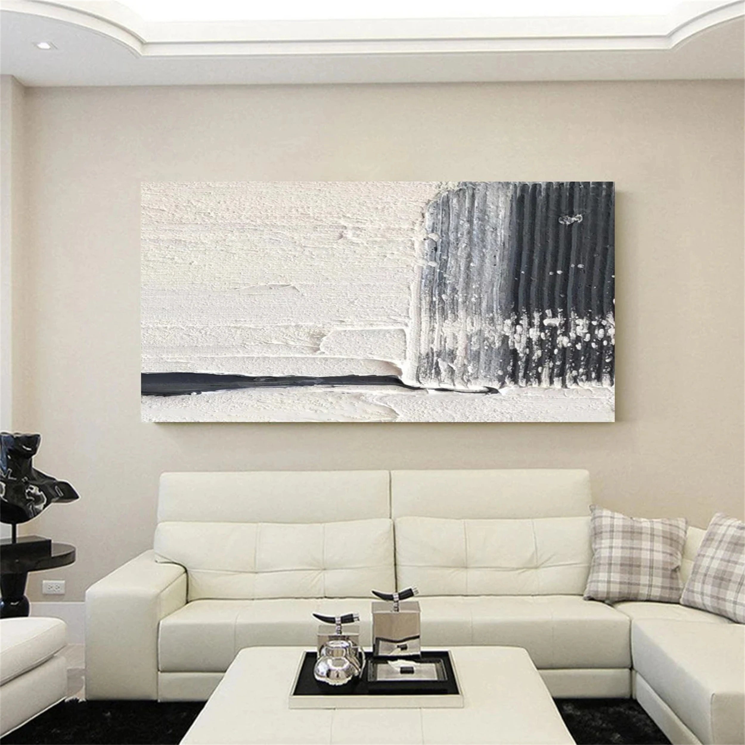 Abstract Painting #AB 087 - Modern Canvas Wall Art for Home & Office Decor - Perfect for Living Room, Bedroom, or Workspace