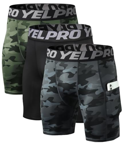 3pcs Camo Army+camo Black+black