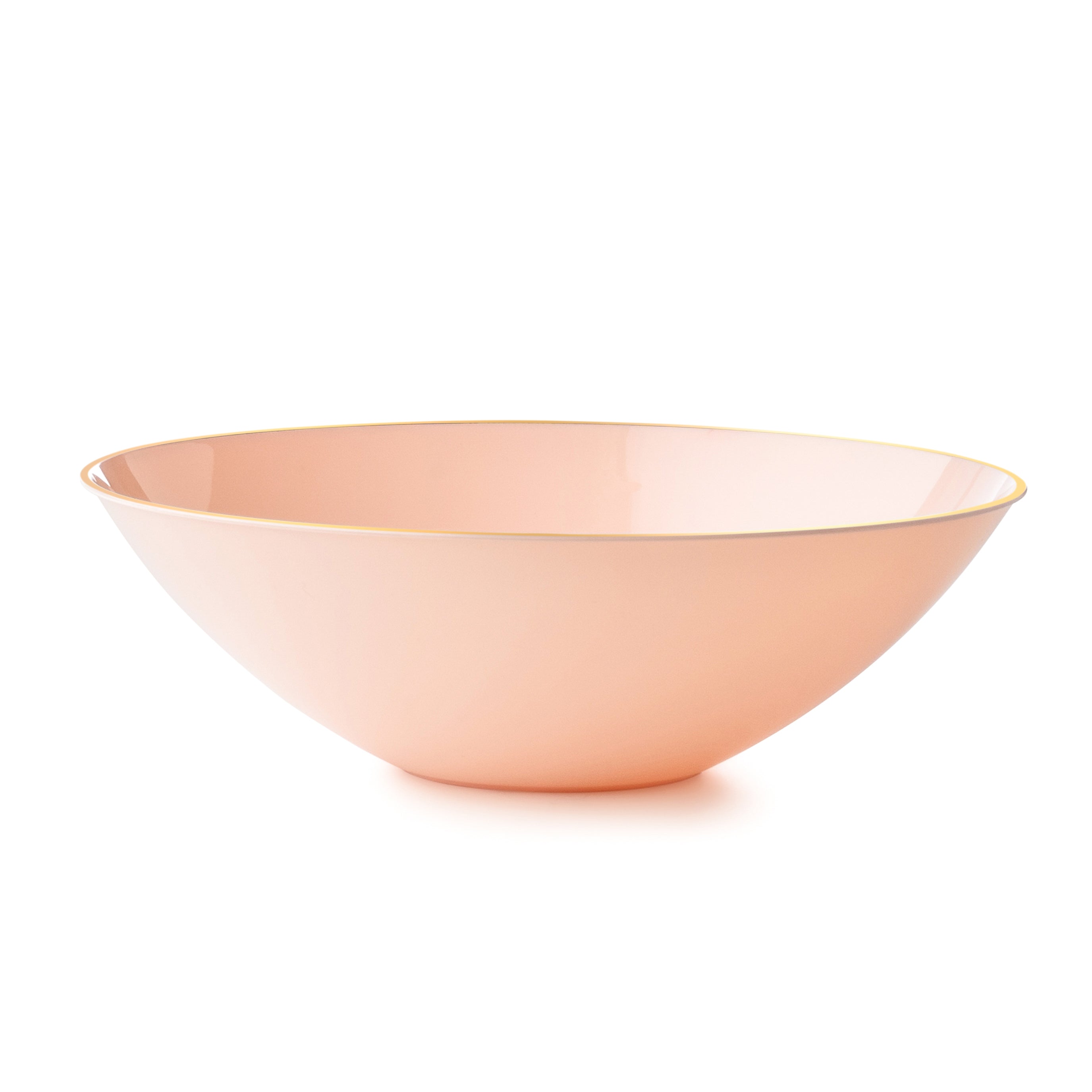 Vintage Pink and Gold Round Plastic Plates - Elegant Orchid Design for Parties, Weddings, and Special Events