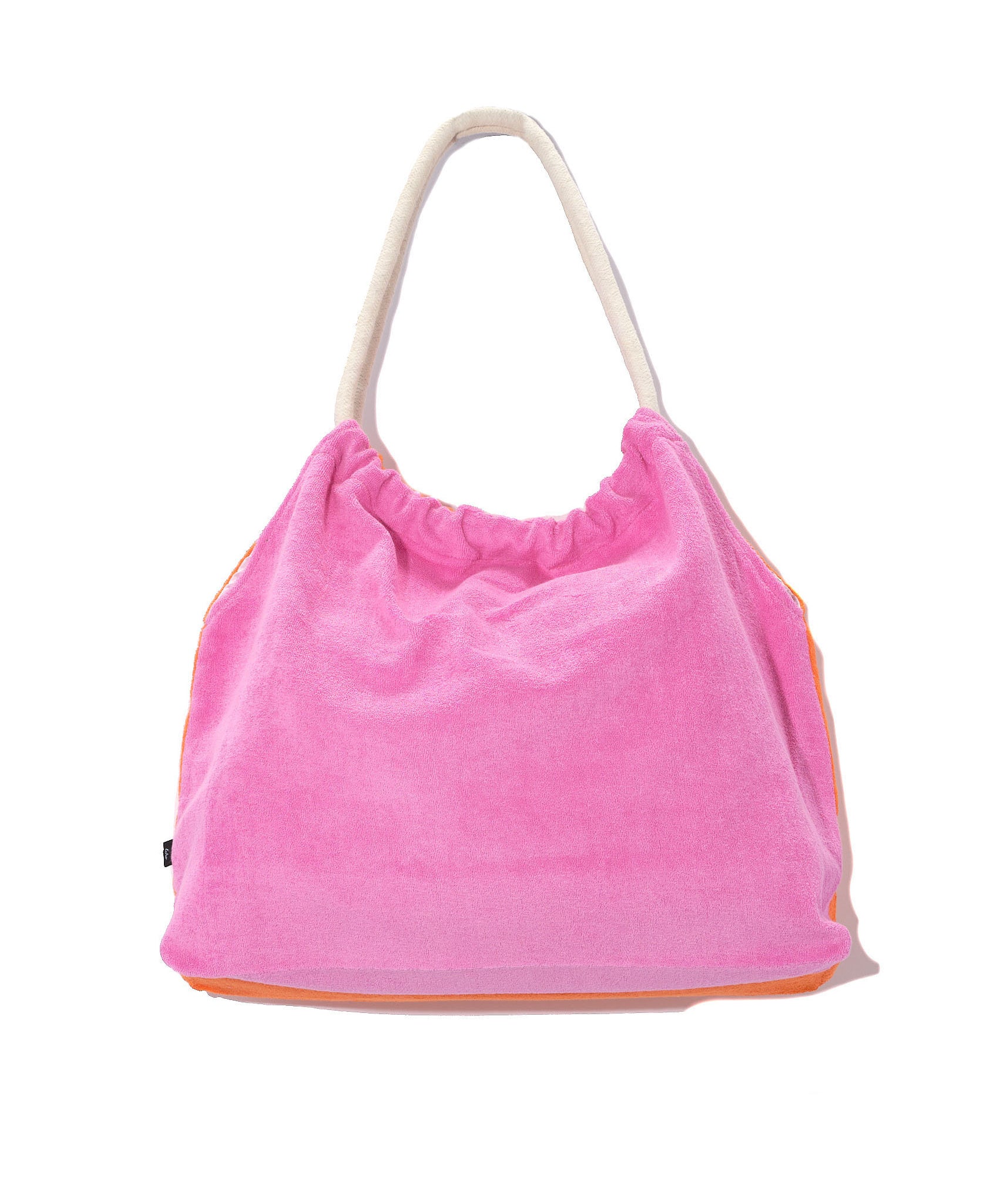 Stylish Terry Two-Tone Tote Bag for Women - Lightweight & Spacious Beach Bag, Gym Tote, or Everyday Carry - Perfect for Travel, Shopping & Work