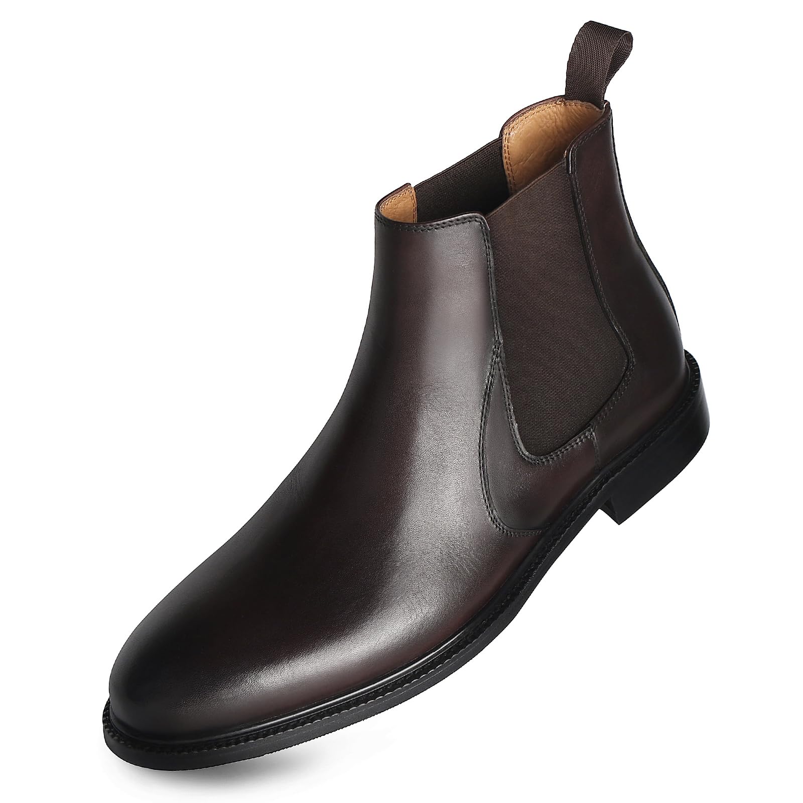 Premium Genuine Leather Chelsea Boots for Men - Slip On Dress Boots for Business Casual & Night Out | RITIZEN Men's Fashion Footwear