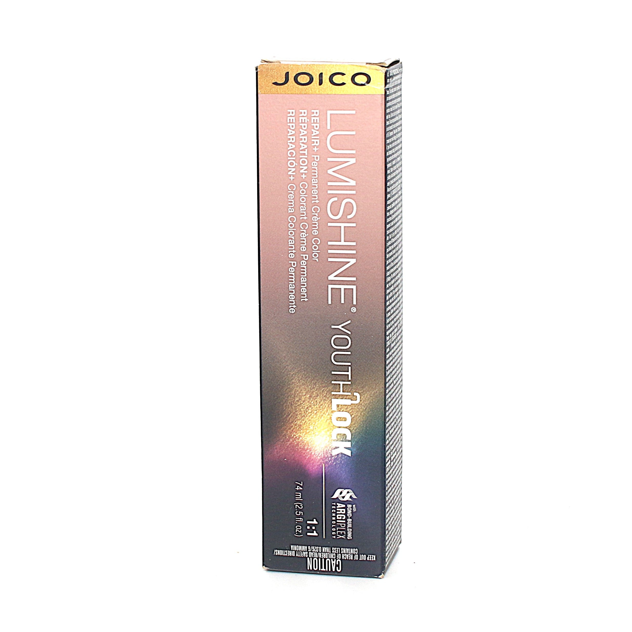 Joico Lumishine Youthlock Repair + Permanent Creme Color 2.5 oz - Professional Hair Treatment for Damaged Hair with Long-Lasting Color - Perfect for Salon Use & At-Home Hair Care