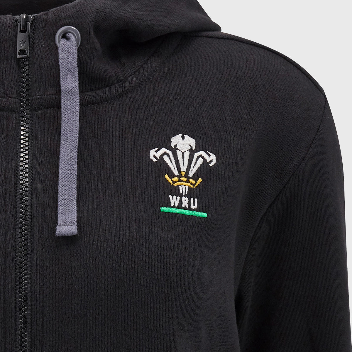 Wales Rugby Women's Full Zip Hoodie Black - Warm & Stylish Rugby Jacket for Women - Perfect for Training, Matches & Casual Wear