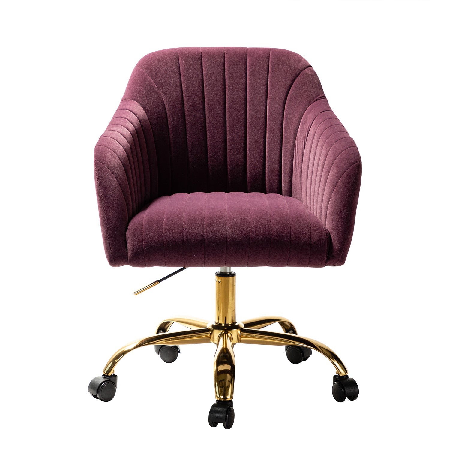 Luxury Velvet Office Chair - Ergonomic Desk Chair with Adjustable Height for Home & Workspace - Perfect for Remote Work, Gaming & Study