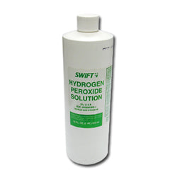 16 oz Hydrogen Peroxide Solution - First Aid Antiseptic for Cuts, Scrapes & Minor Wounds - Multi-Purpose Cleaner for Home, Kitchen & Bathroom Disinfection