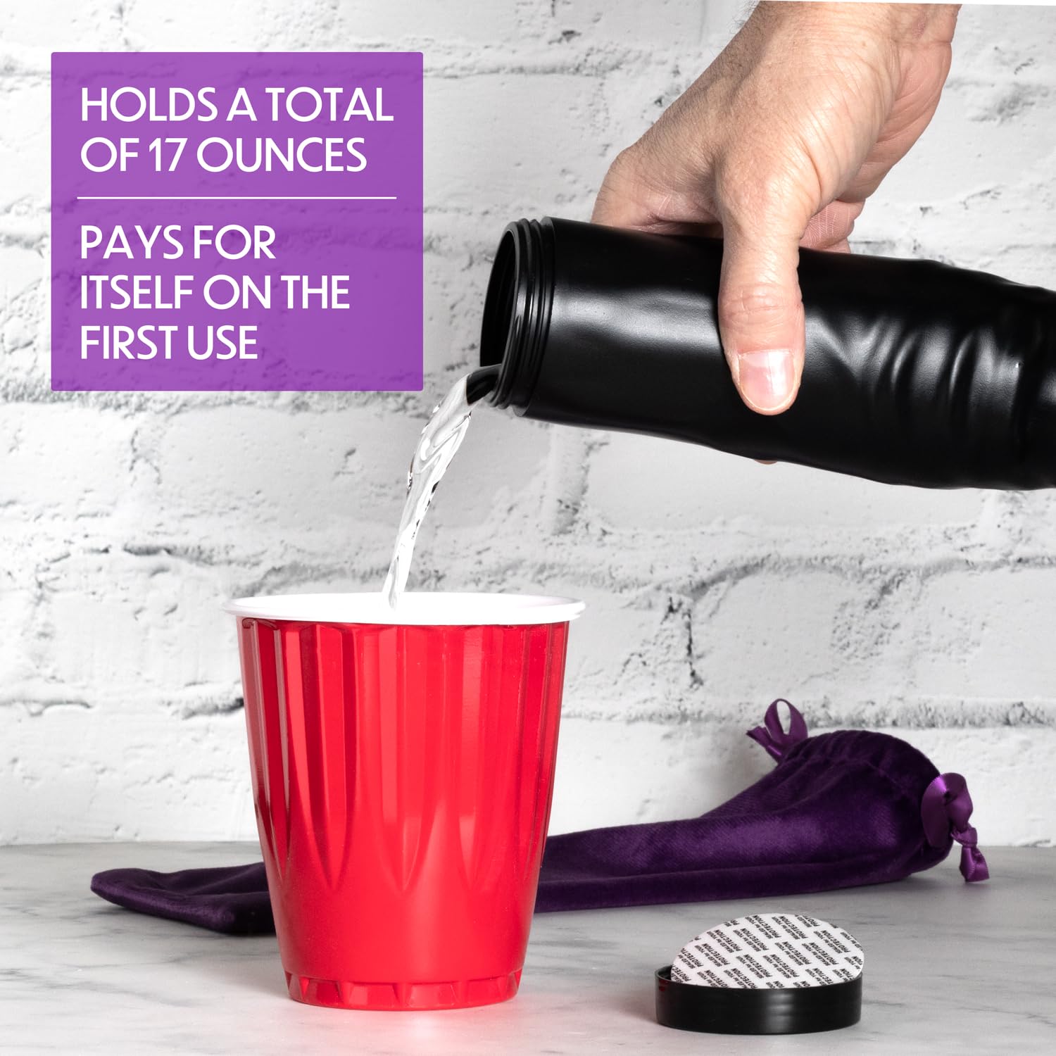 Discreet Liquor Flask & Hidden Safe Box - Funny Gifts for Men & Adults | Novelty Sex Toy Disguise for Bachelorette Parties & White Elephant Exchanges | Perfect for Pranks, Gag Gifts & Adult Humor Scenarios