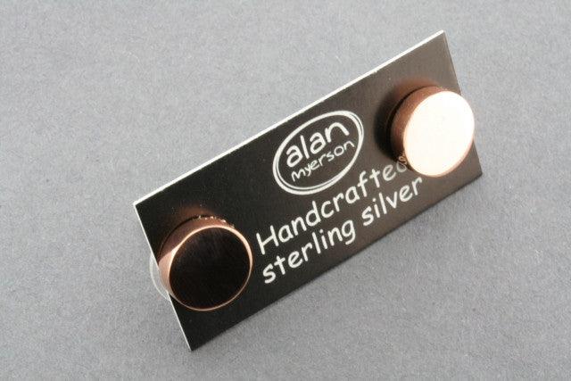 10mm Copper Disc Stud Earrings for Women - Hypoallergenic & Durable Fashion Jewelry - Perfect for Parties, Weddings & Everyday Wear