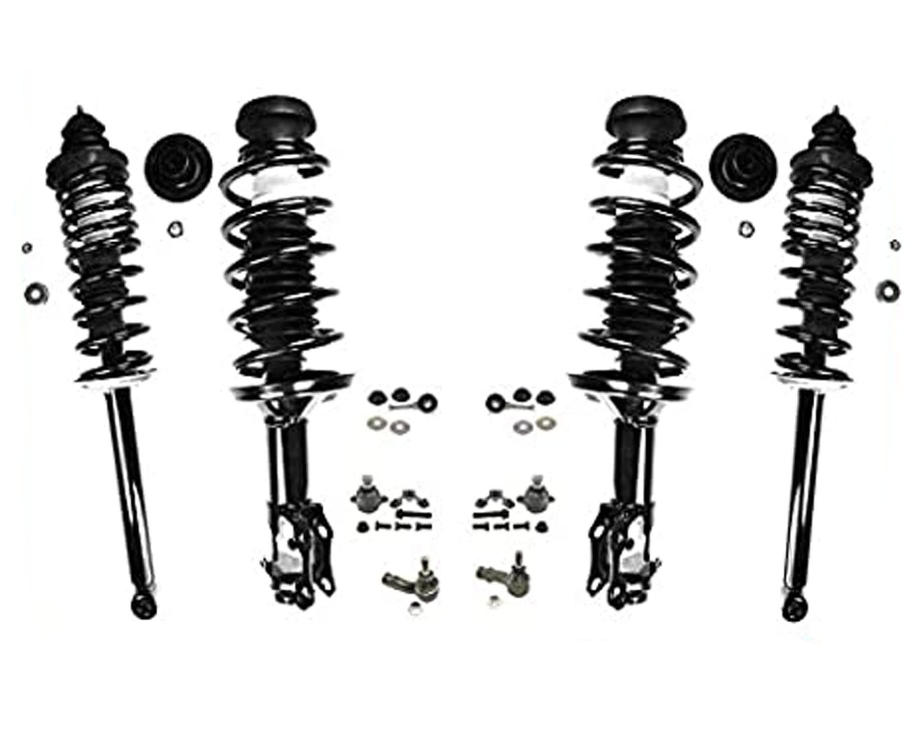 93-98 VW Jetta Tie Rods, Sway Bar Links & Ball Joints Replacement Kit - 10pc Complete Strut Assembly for Smooth Ride & Enhanced Handling - Perfect for DIY Repairs & Suspension Upgrades