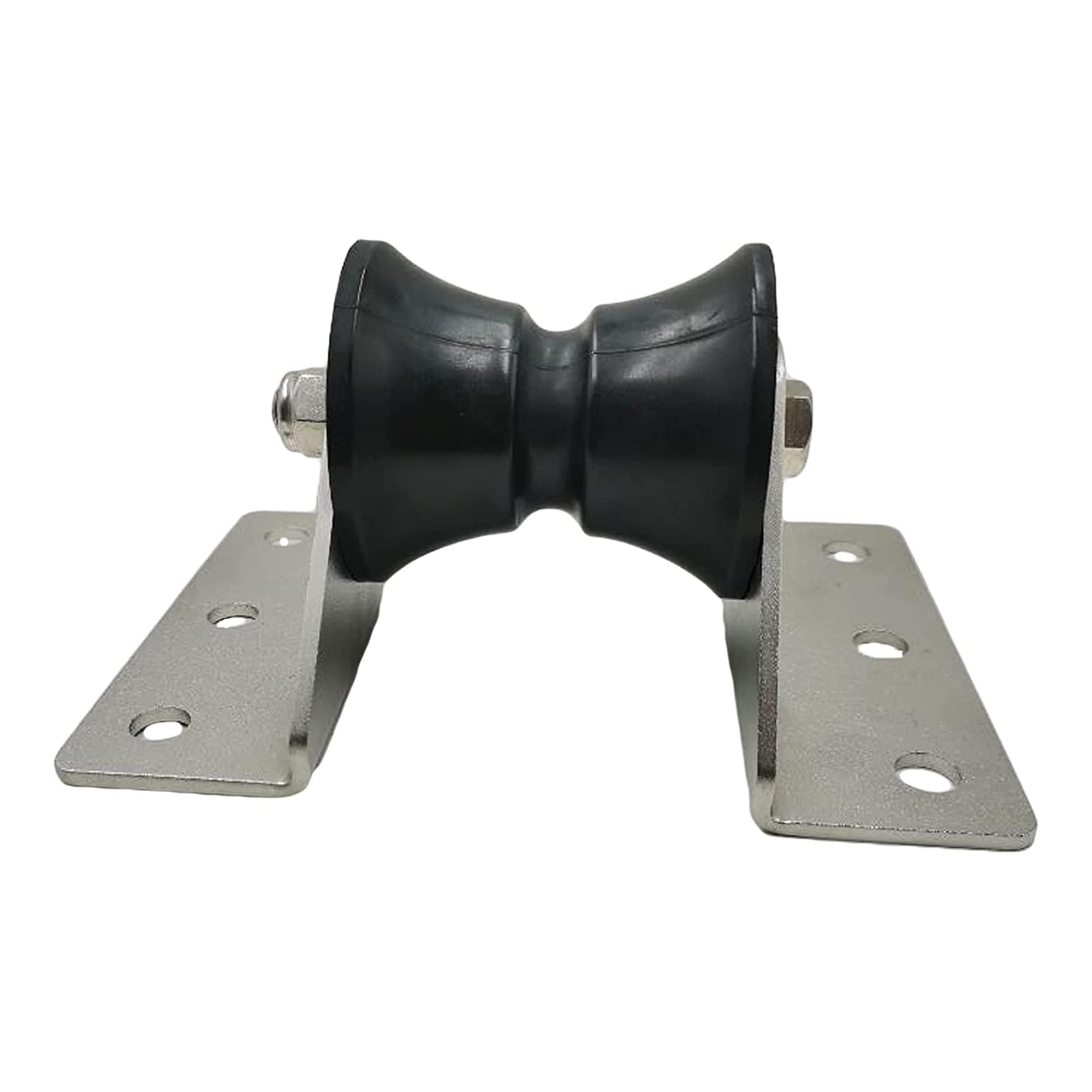 8 Inch Black Eco-Friendly Bow Roller for Boats & Yachts - Marine Grade Anchor Roller Replacement with Large Platform - Durable Bow Roller for Kayaks, Sailboats & Fishing Vessels (Pack of 1) - Perfect for Smooth Anchoring in Rough Waters & Coastal Cruising