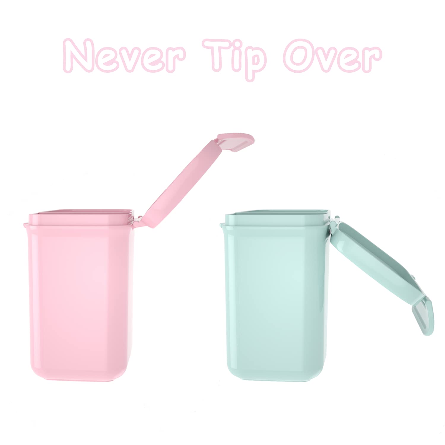 Portable Baby Formula Dispenser with Scoop - 0.92LB (420g) Travel Powder Container for Milk, Snacks & Baby Food Storage | Ideal for Outdoor Activities, Daycare & On-the-Go Feeding (Pink)