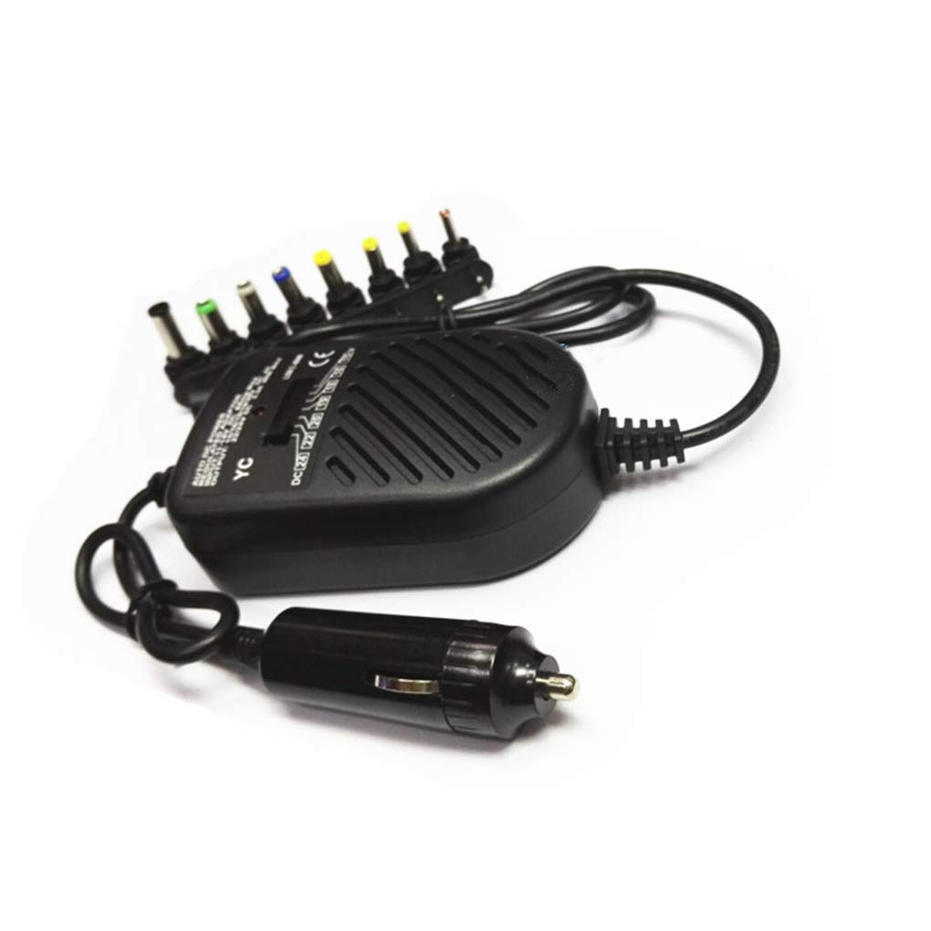 Universal 80W Car Charger Adapter for Laptop - 8 Detachable Plugs - Perfect for Road Trips & Business Travel