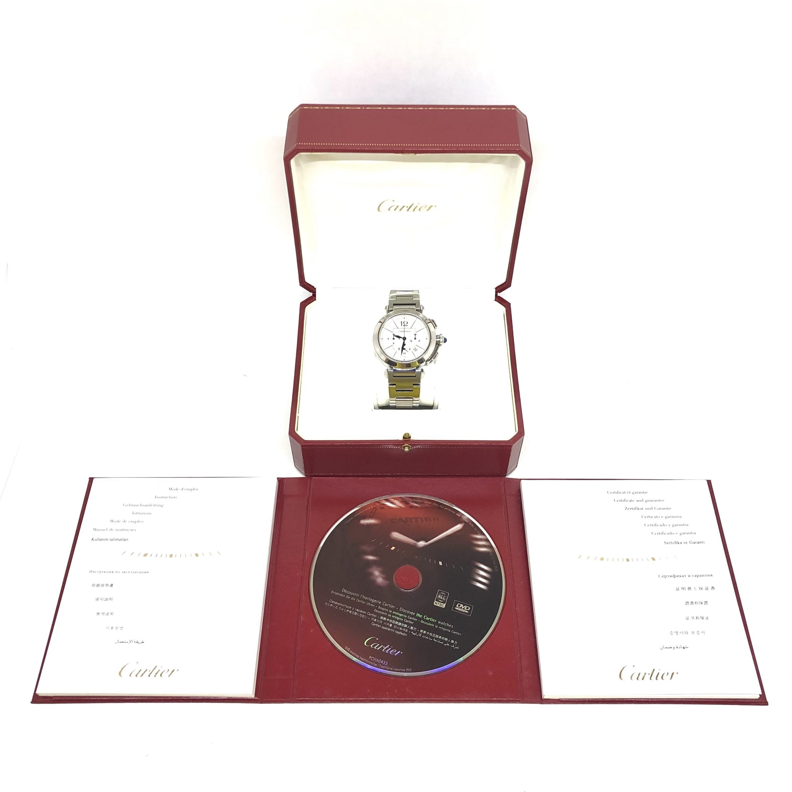 Cartier Pasha Chronograph 42mm Men's Luxury Watch - Perfect for Business, Formal Events & Special Occasions