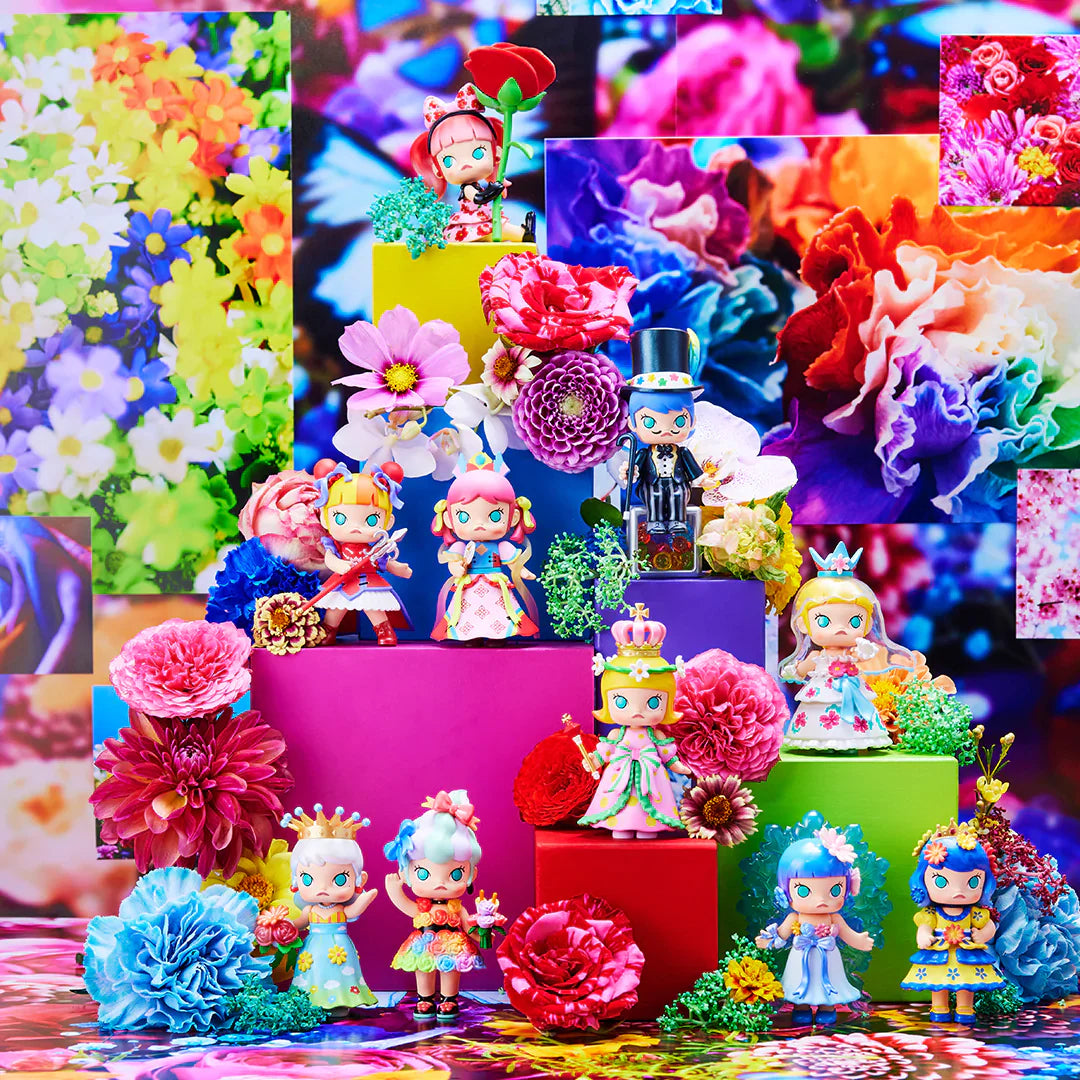 POP MART Molly x Mika Ninagawa Flower Dreaming Series Blind Box Collectible Figure - Cute Anime Character for Home Decor, Office Display & Gift Giving