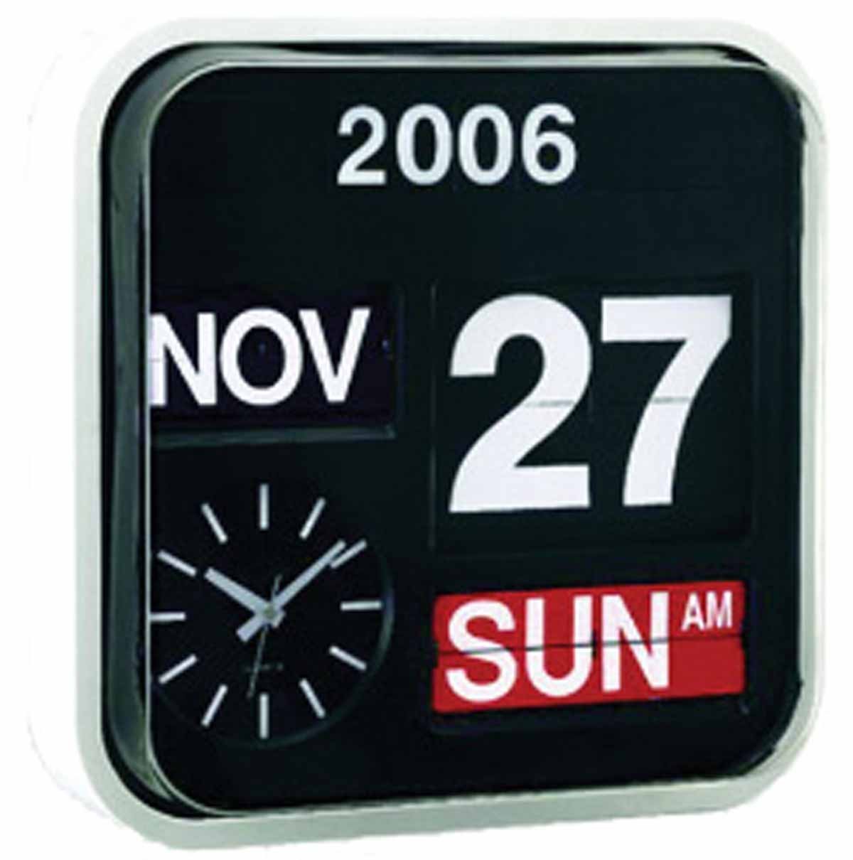 Vintage Flip Clock with Silent Mechanism - Retro Wall Hanging Digital Alarm Clock for Home, Office & Bedroom | Perfect for Mid-Century Modern Decor & Gift Giving