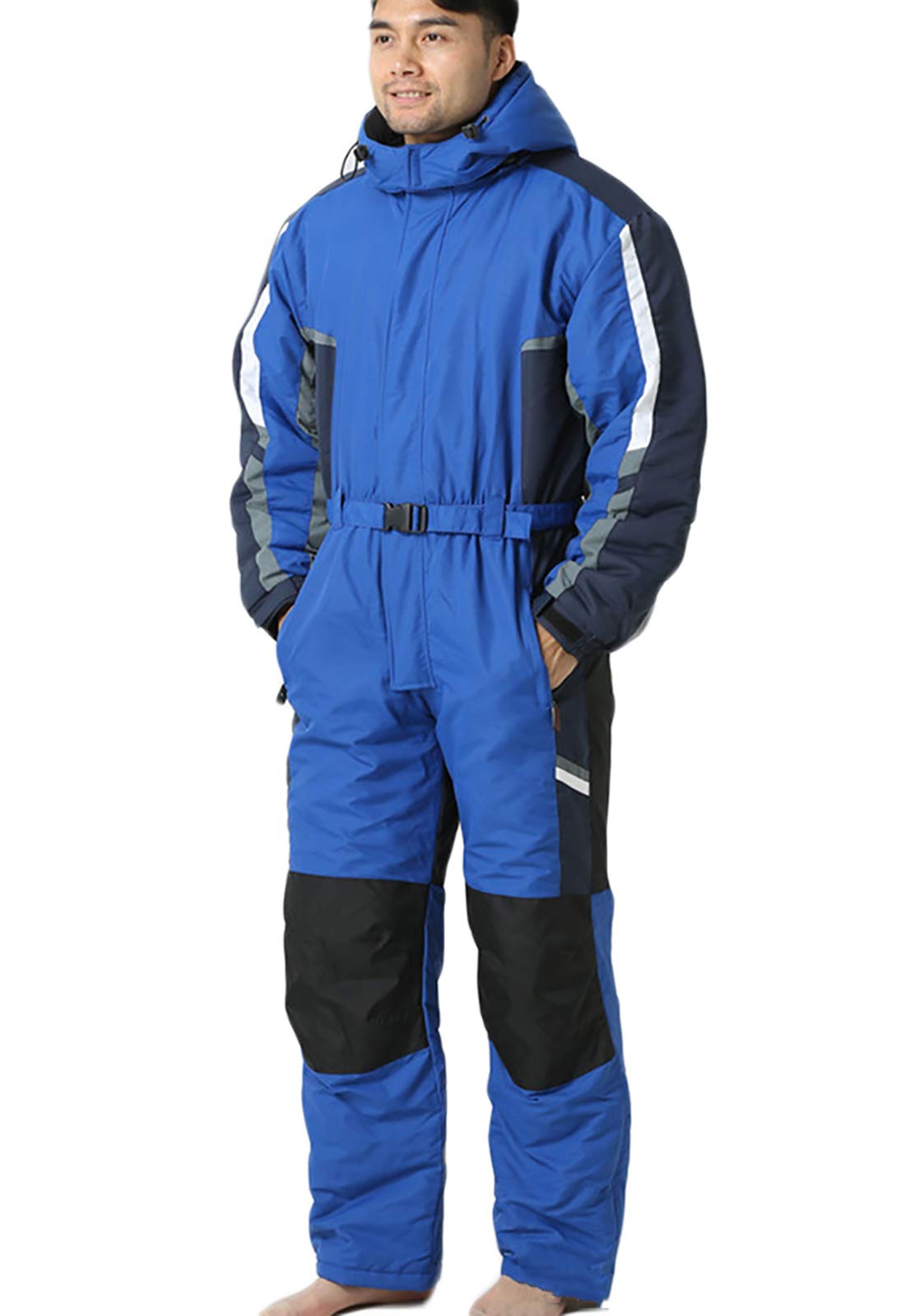 **Men's & Women's One-Piece Ski Suit - Adjustable Waterproof Snowsuit for Winter Sports | Perfect for Skiing, Snowboarding & Cold Weather Adventures**