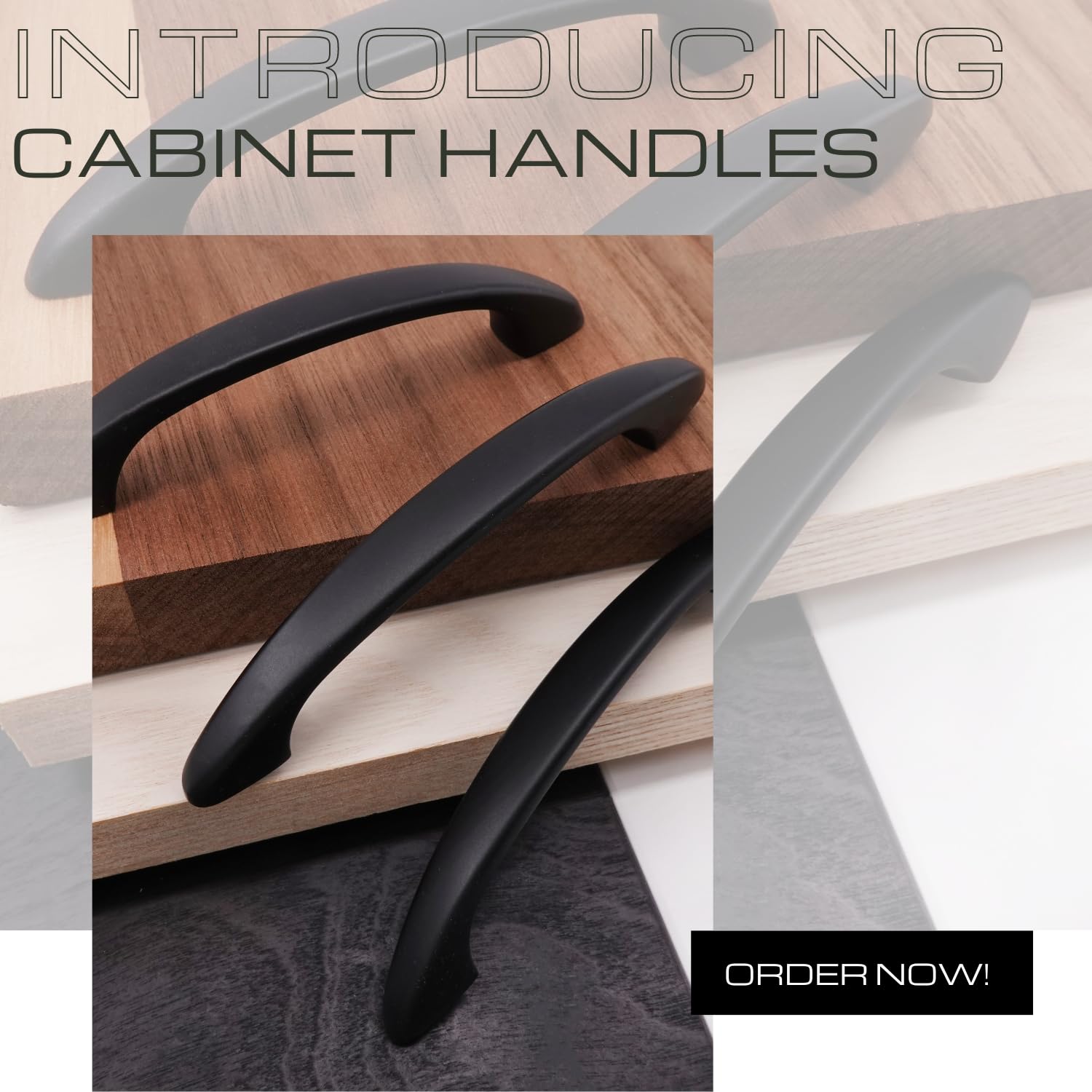 HESTIA HARDWARE 3 Inch Black Cabinet Handles - 1 Pack Matte Black Kitchen Cabinet Pulls for Drawers & Cupboards | Durable Kitchen Hardware for Modern & Farmhouse Style Cabinets (Z9.10.D)