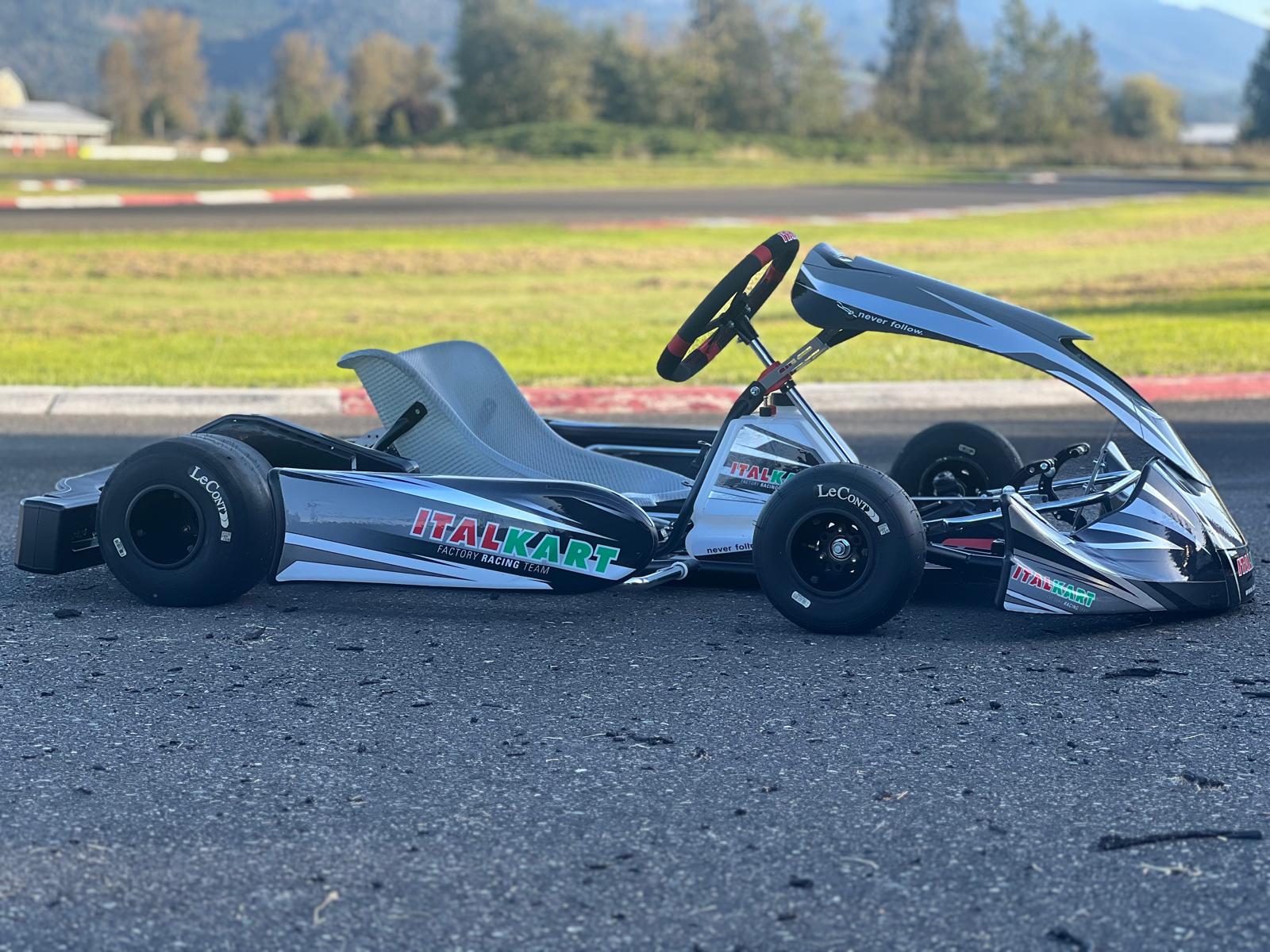 2025 Italkart Laguna KF/Tag Chassis - Premium Black Edition Racing Kart Frame for Competitive Karting | Perfect for Track Racing & Professional Karting Events
