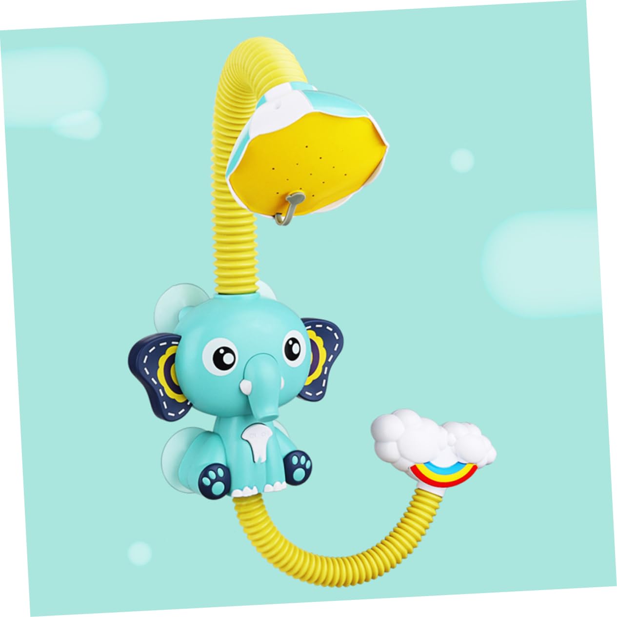 HEMOTON 3-Pack Electric Elephant Bath Toys with Shower Sprayer - Fun Water Sprinkler Bathtub Toys for Kids, Safe Plastic Baby Shower Accessories (Great for Bath Time Play & Sensory Development)