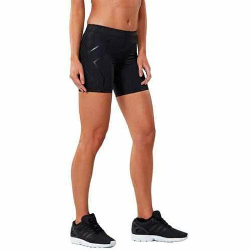 2XU Women's Compression 5-Inch Game Day Shorts - High-Performance Athletic Shorts for Running, Training & Workouts - Perfect for Gym, Yoga & Active Lifestyle