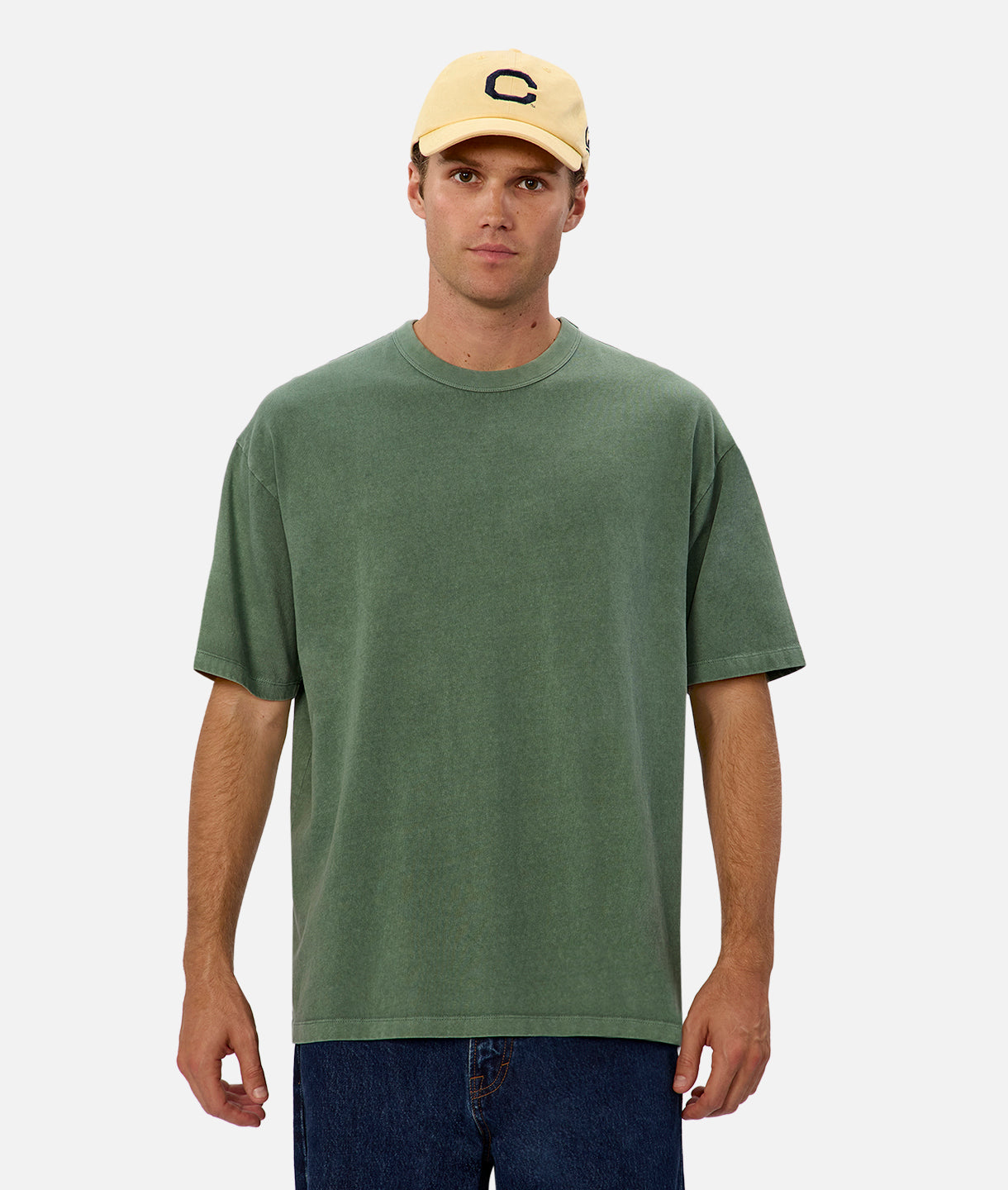 Premium Organic Cotton Del Sur Tee - Emerald Green Men's T-Shirt | Soft Breathable Fabric for Casual Wear, Travel & Outdoor Activities