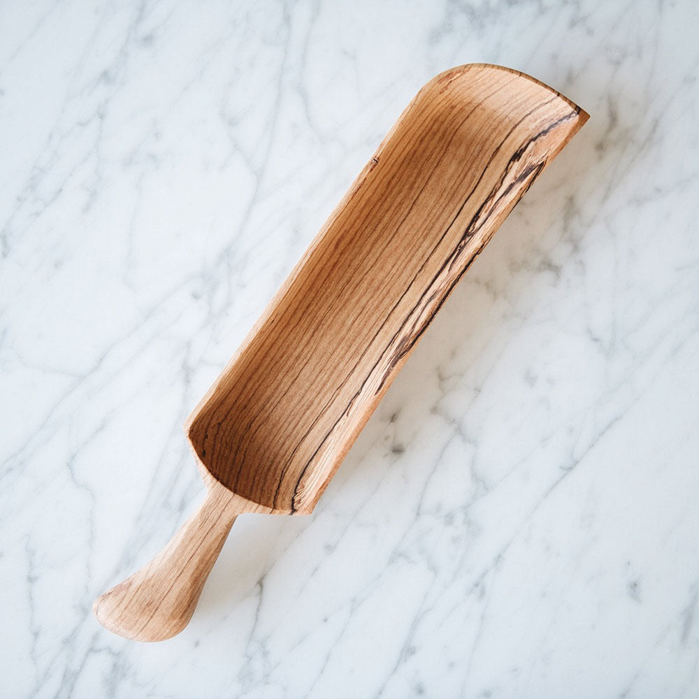 Premium Wild Olive Wood Handle Cracker Tray - Elegant Serving Platter for Cheese, Charcuterie & Appetizers - Perfect for Parties, Weddings & Entertaining