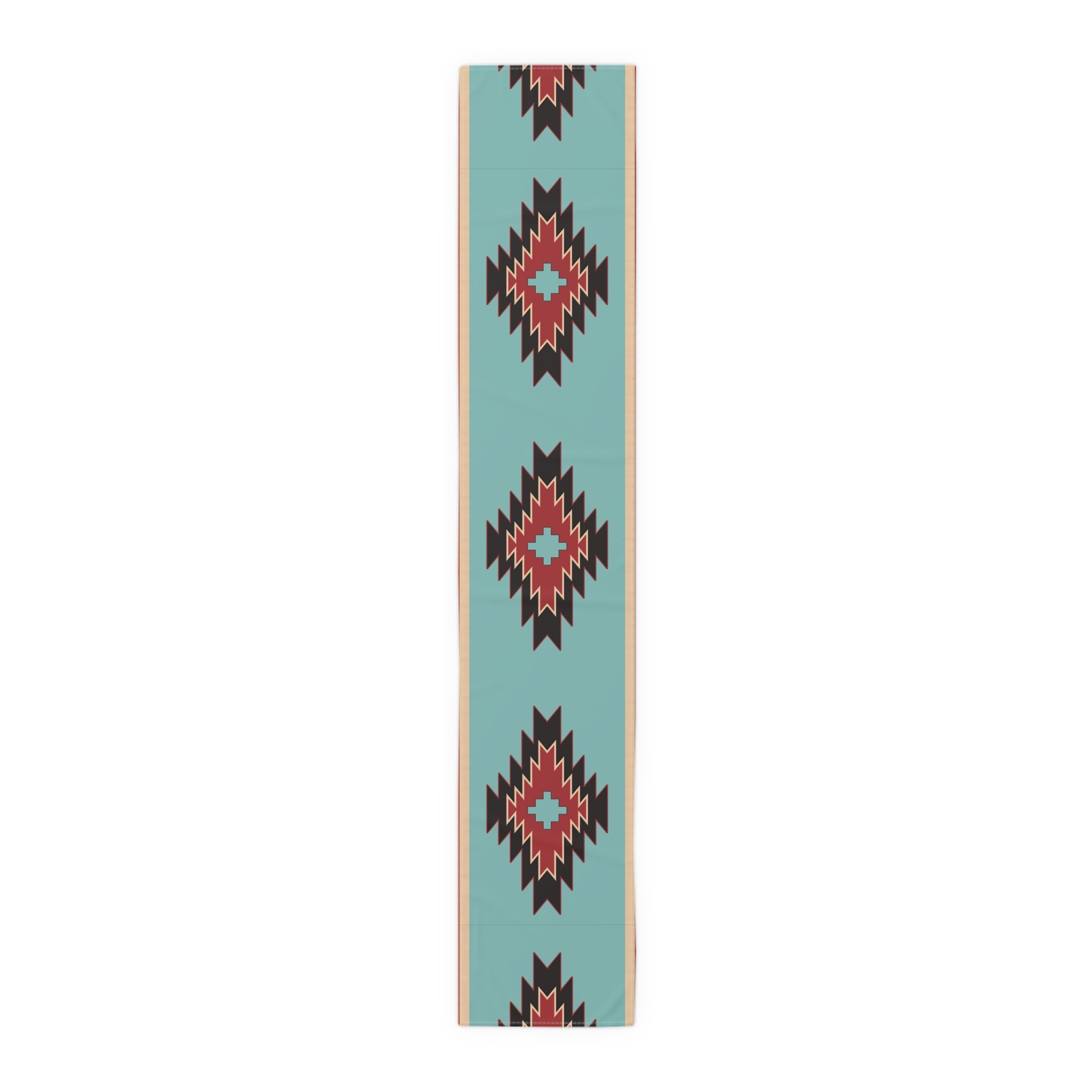 Southwestern Bohemian Rustic Table Runner - Cotton or Polyester Dining Room Decor - 2 Size Options for Kitchen & Holiday Table Settings
