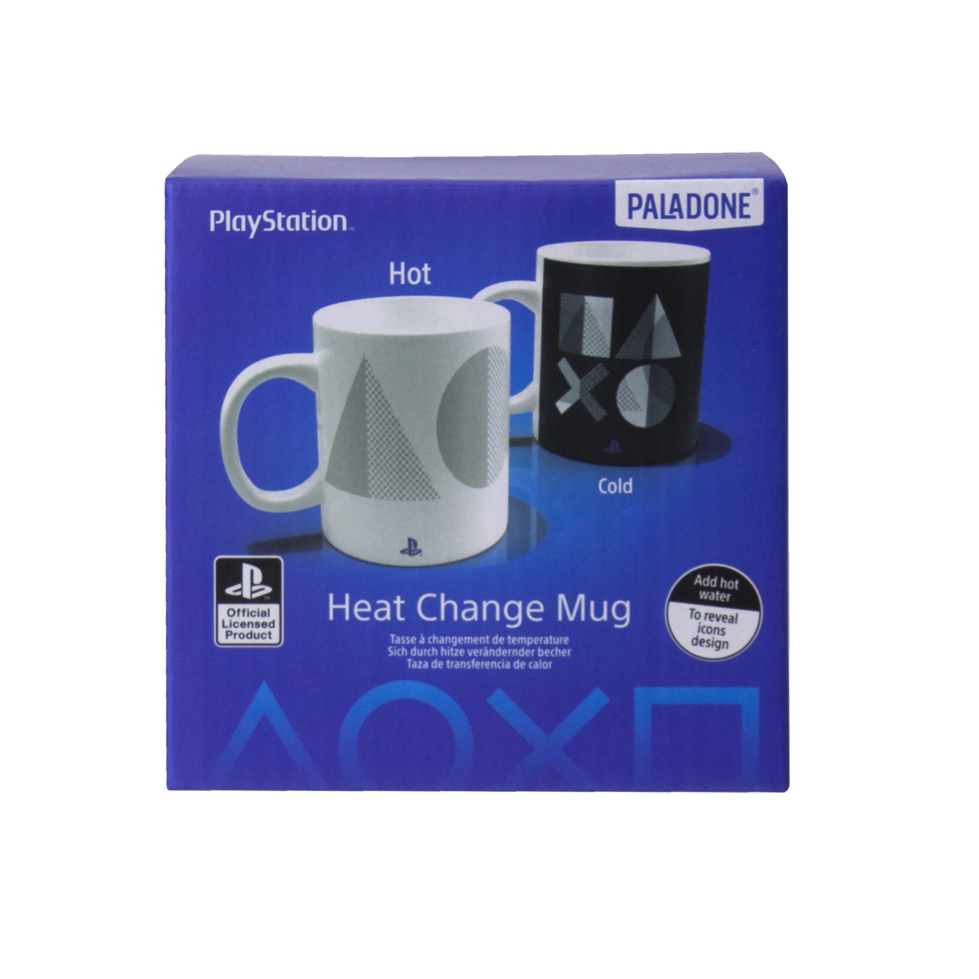 Official PlayStation 5 Heat Change Mug - Licensed Sony Merchandise | Video Game Gift for Gamers, Perfect for Coffee & Gaming Sessions