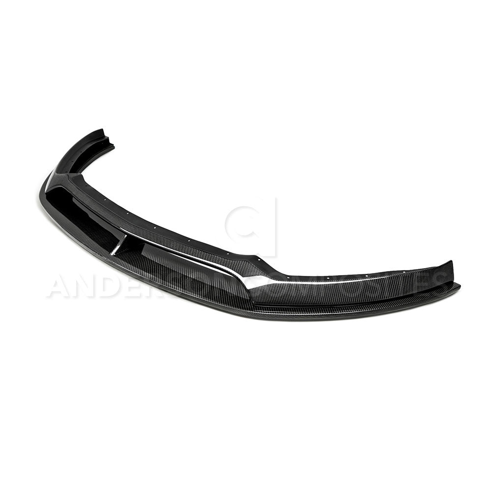 2015-2017 Ford Mustang Type AR Front Chin Splitter Replacement by Anderson Composites | AC FL15FDMU AR | Performance Upgrade for Street Racing & Car Shows