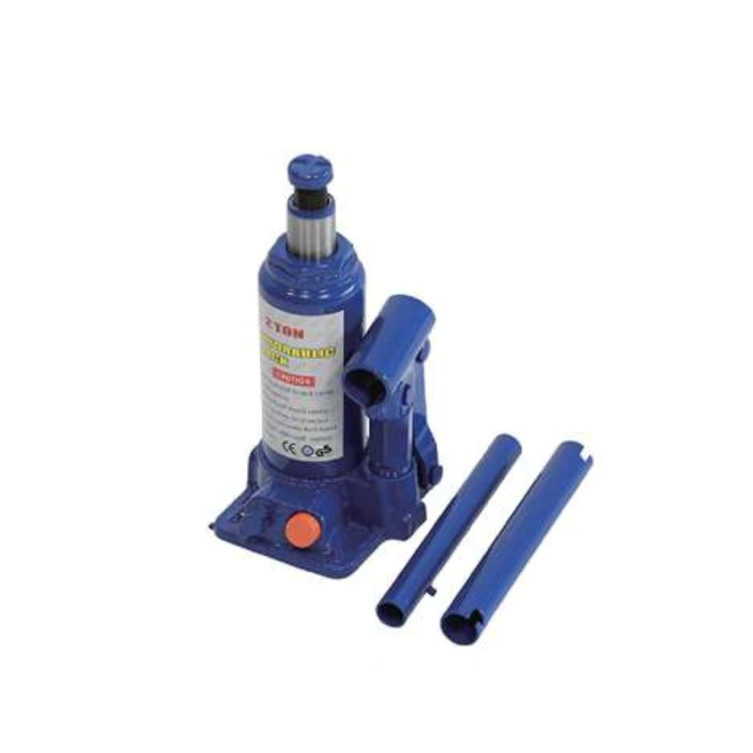 2 Ton Heavy Duty Hydraulic Bottle Jack - Aiko Industrial BJ SR13202 for Car Lifting, Auto Repair & Construction Use