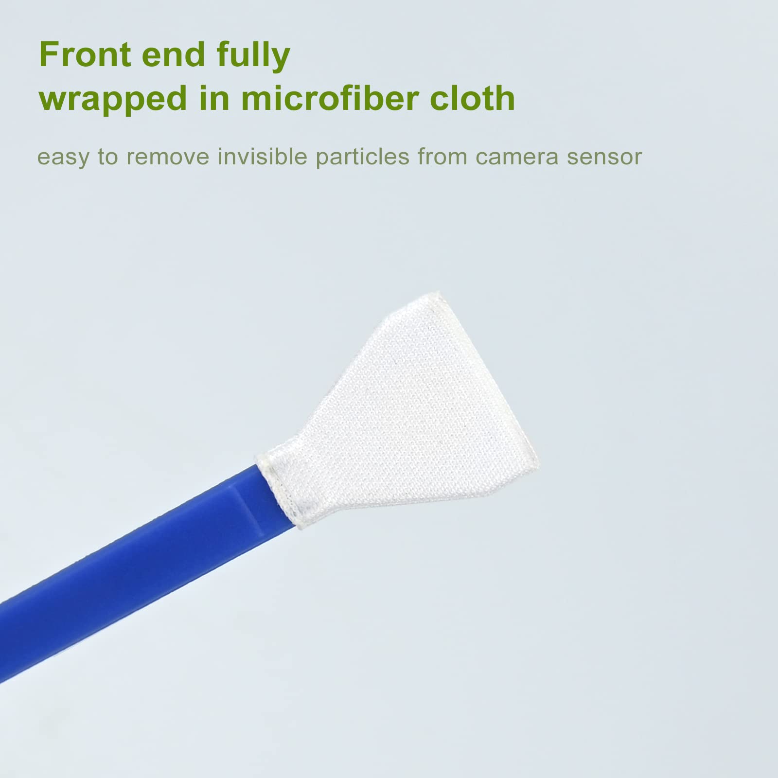 20Pcs 16mm APS-C Sensor Cleaning Swabs Kit with 20ml Solution - Professional DSLR SLR Camera Sensor Cleaner for Nikon, Canon, Sony - Perfect for Travel Photography & Studio Maintenance