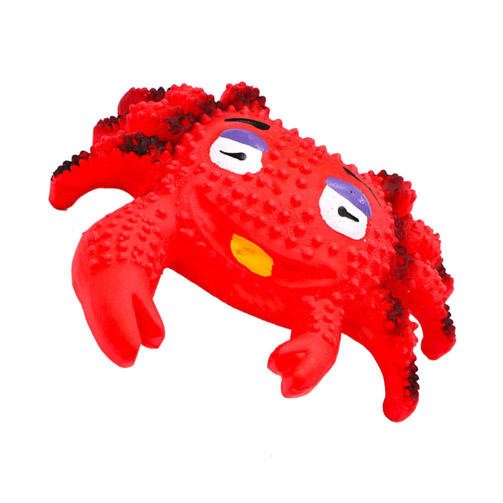 Balacoo 2-Pack Indestructible Dog & Cat Teething Toys - Puppy Chew Toys for Teething Relief, Molar Health - Durable Pet Educational Toys (Hongkong Crab Design) - Perfect for Puppy Training, Anxiety Relief & Dental Care