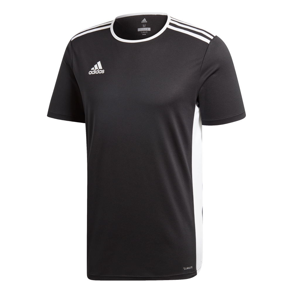 Adidas Youth Entrada 19 Soccer Jersey - Black & White - Breathable Performance Shirt for Kids & Teens - Perfect for Training, Matches & School Sports